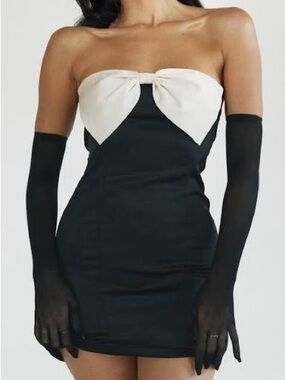 Princess Polly Kesy Bow Strapless Mini Dress